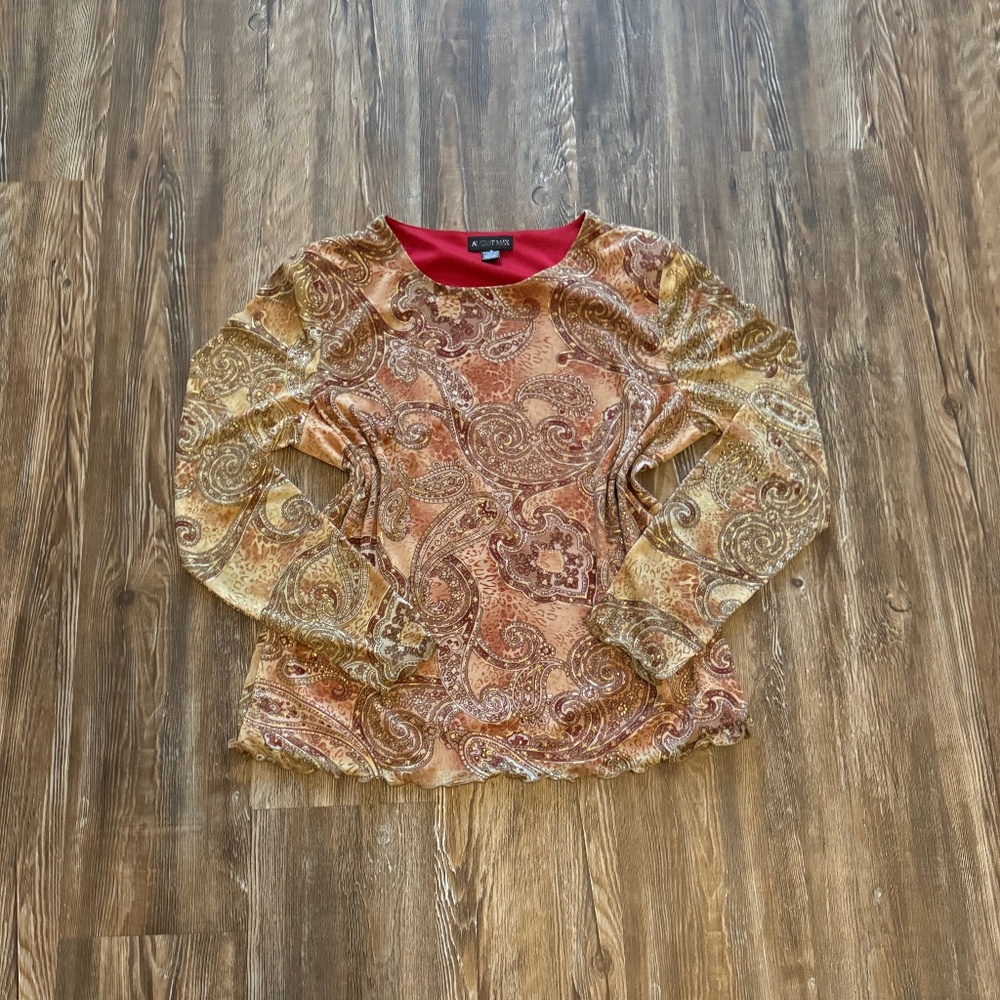 paisley blouse